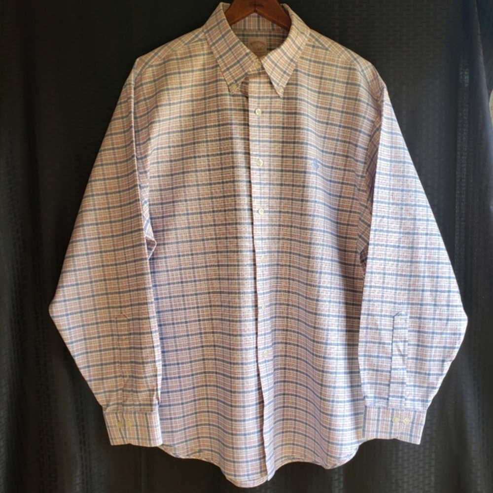 Brooks Brothers Men's The Original Polo Shirt Non-Iron Supima Cotton Size:Lg